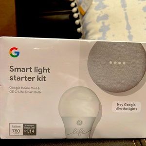 Google home mini with smart bulb